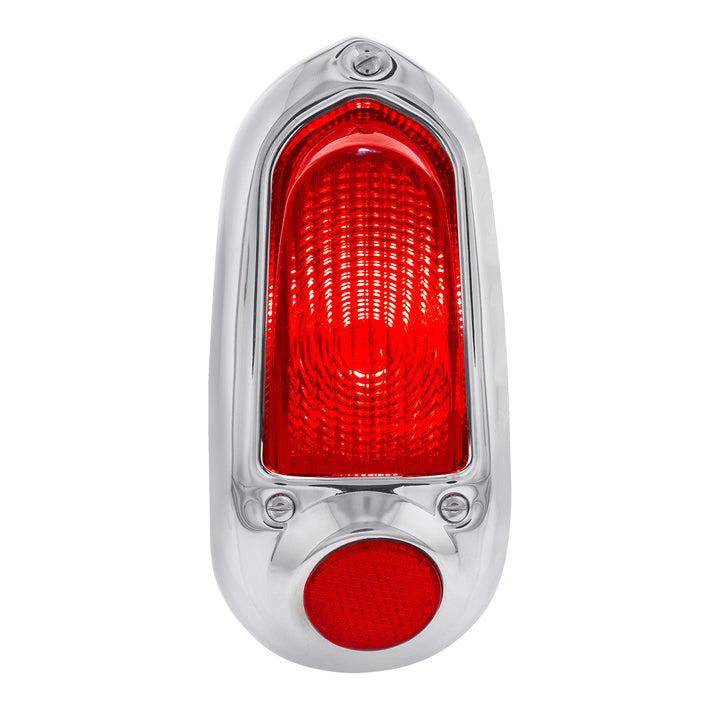 Tail Light Assembly With Stainless Steel Housing For 1949-50 Chevy Passenger Car - L/H - View 1