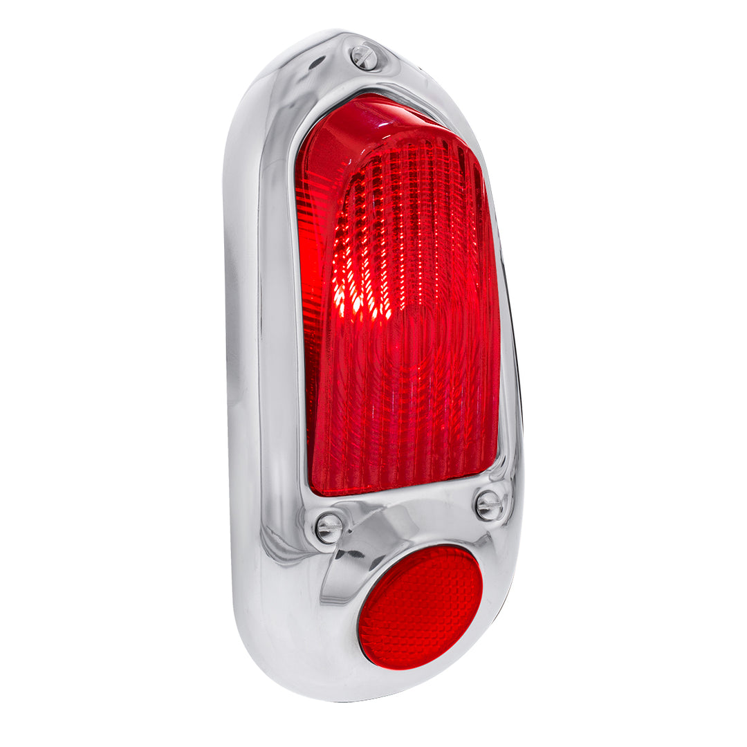 Tail Light Assembly With Stainless Steel Housing For 1949-50 Chevy Passenger Car - L/H - View 3