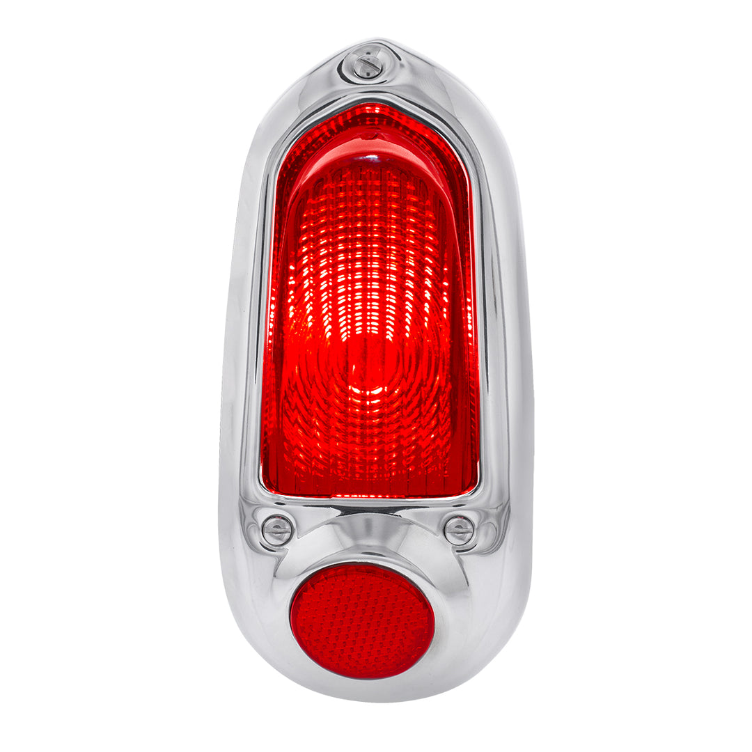 Tail Light Assembly With Stainless Steel Housing For 1949-50 Chevy Passenger Car - R/H - View 1