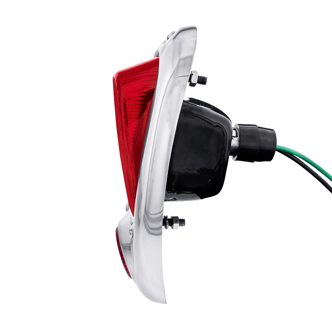 Tail Light Assembly With Stainless Steel Housing For 1949-50 Chevy Passenger Car - R/H - View 5