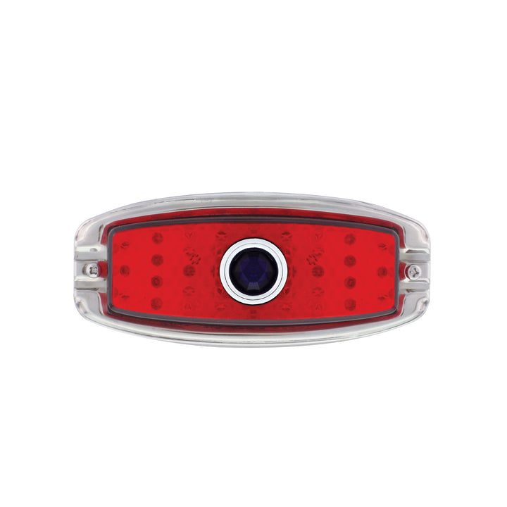 36 LED Tail Light With SS Rim &amp; Blue Dot For 1941-48 Chevy Passenger Car - L/H - View 2