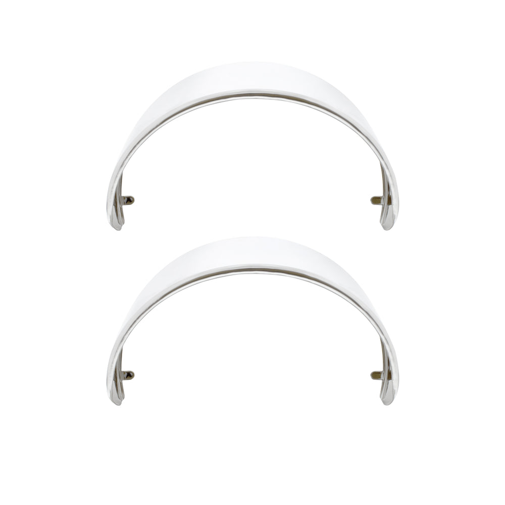 Stainless Steel Outside Mount Headlight Visor (Pair) - View 2