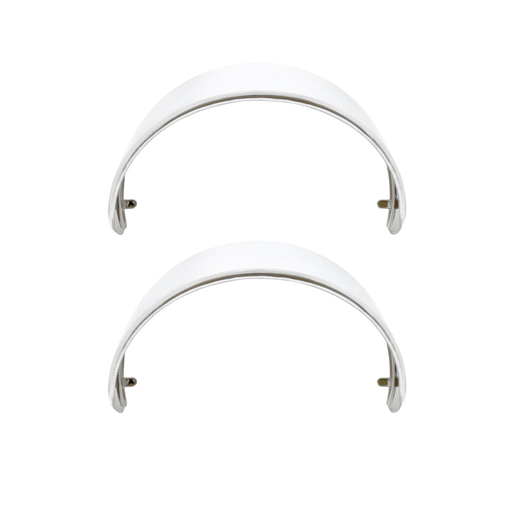 Stainless Steel Outside Mount Headlight Visor (Pair) - View 2