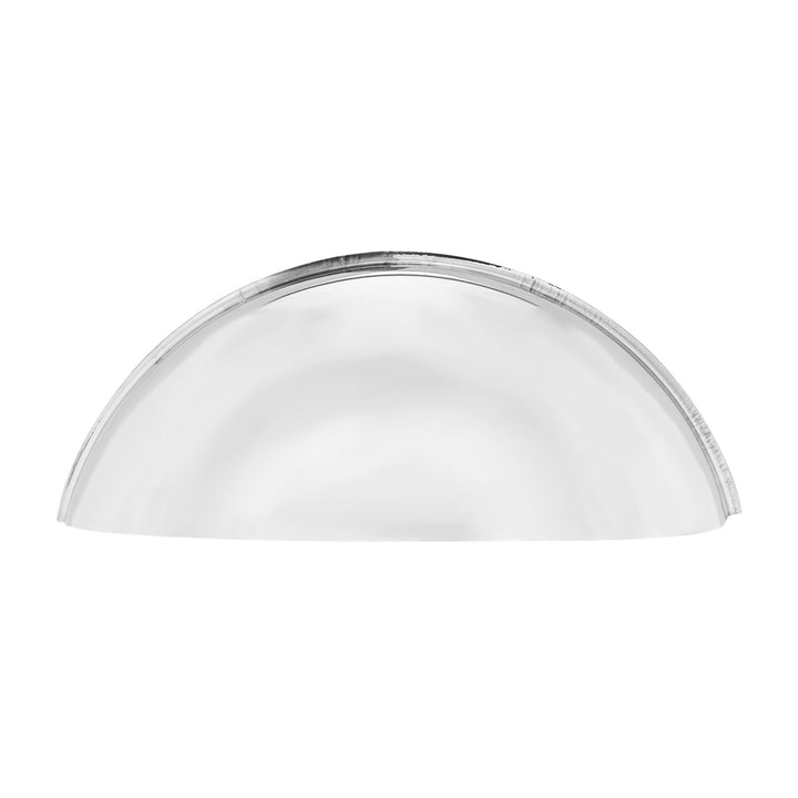 Stainless Steel Stick-Out "Half Moon" Headlight Shield (Pair) - View 2