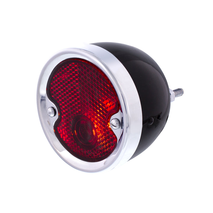 Tail Light Assembly With Stainless Steel Bezel &amp; Black Housing For 1954-55 Chevy Truck - View 3