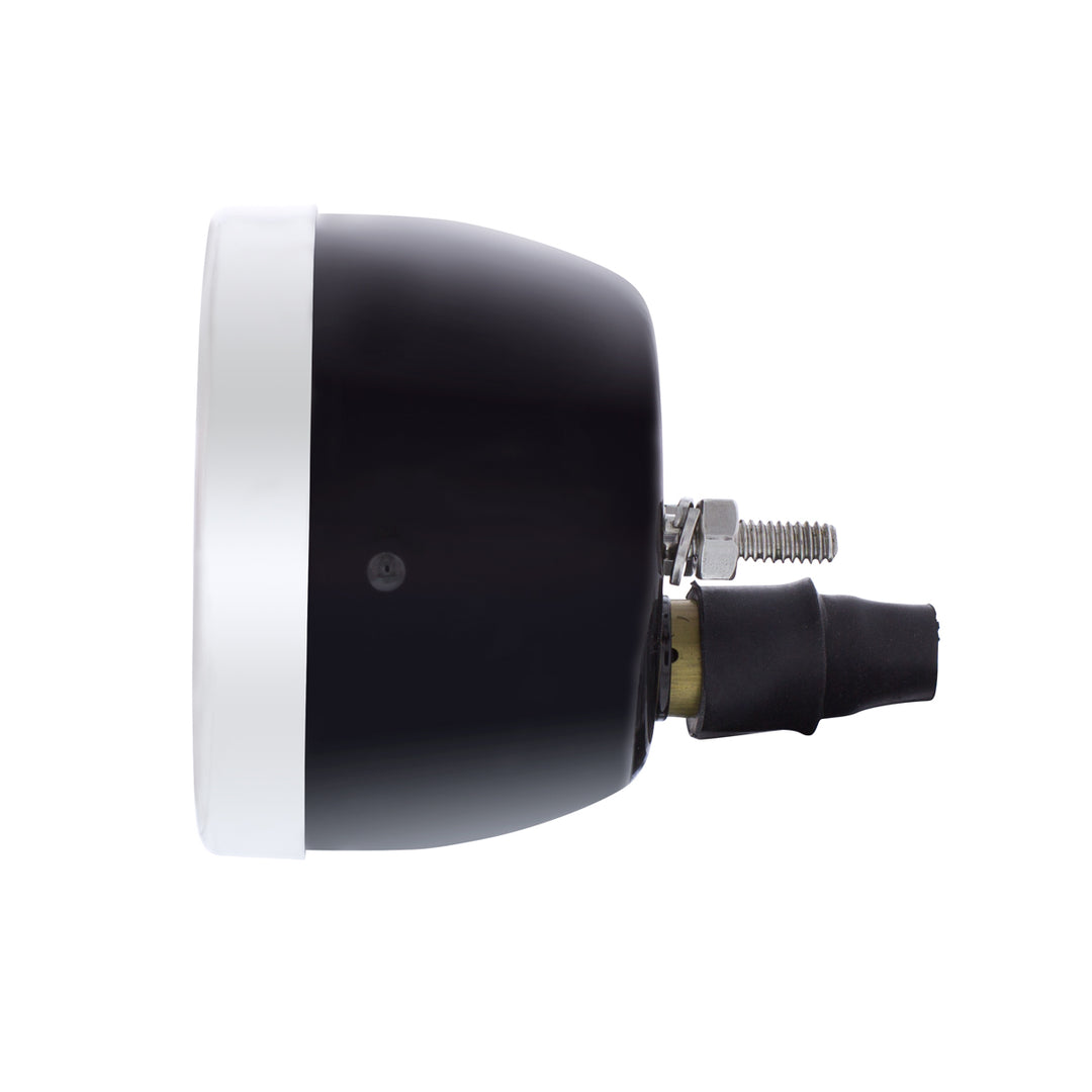 Tail Light Assembly With Stainless Steel Bezel &amp; Black Housing For 1954-55 Chevy Truck - View 5