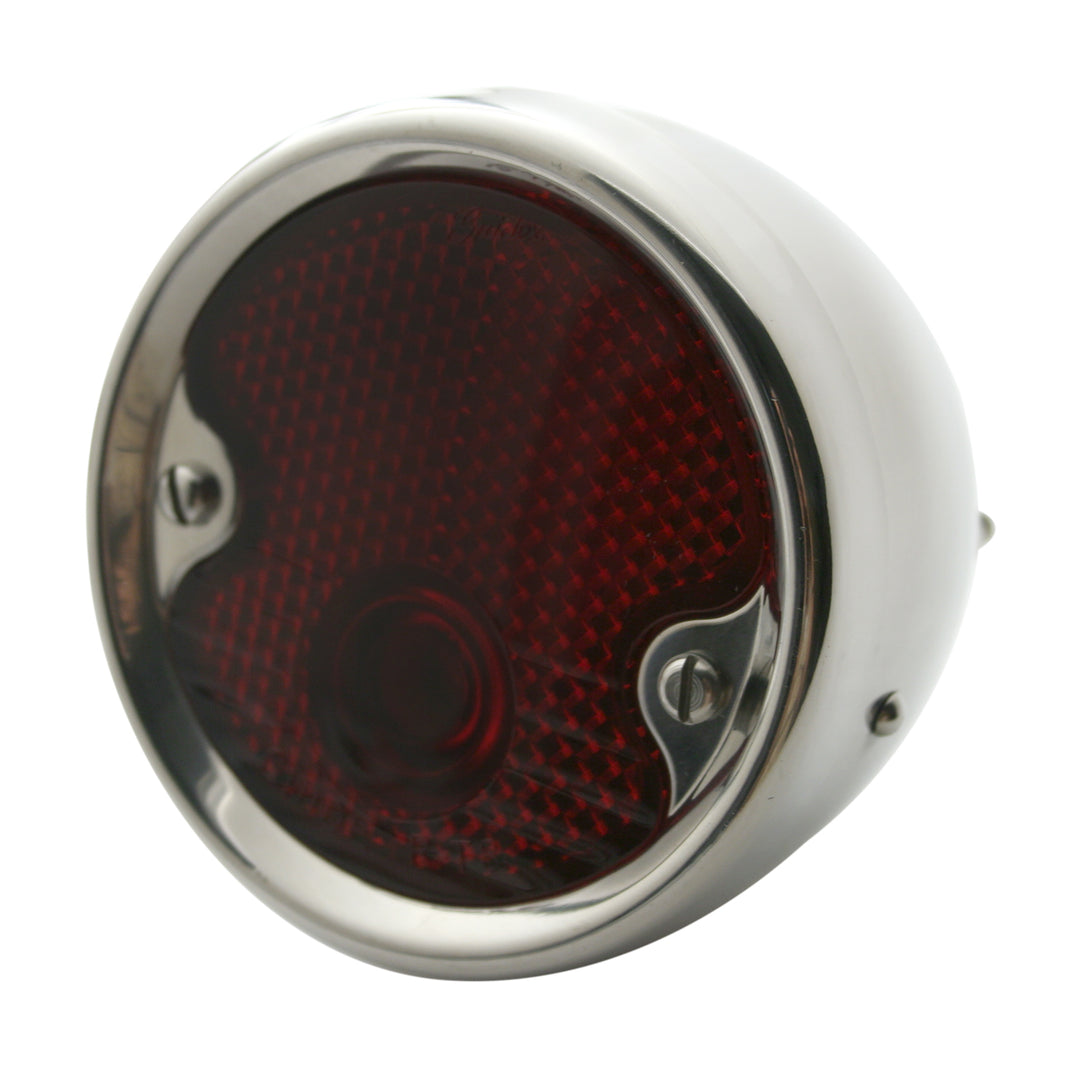 Tail Light Assembly With Stainless Steel Bezel &amp; Housing For 1954-55 Chevy Truck - View 1