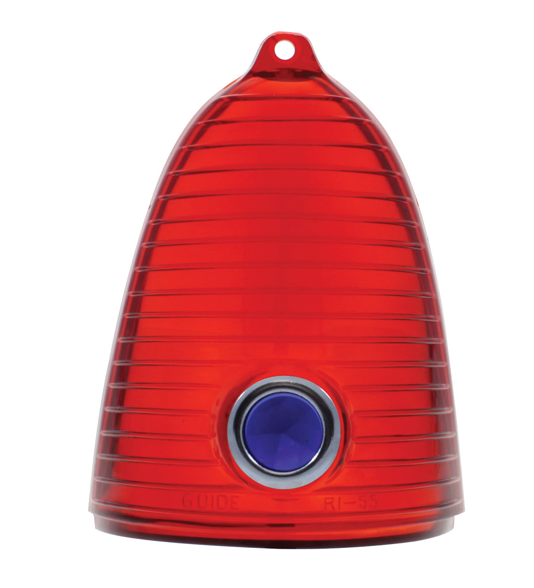 Tail Light Lens With Blue Dot For 1955 Chevy Passenger Car - View 1