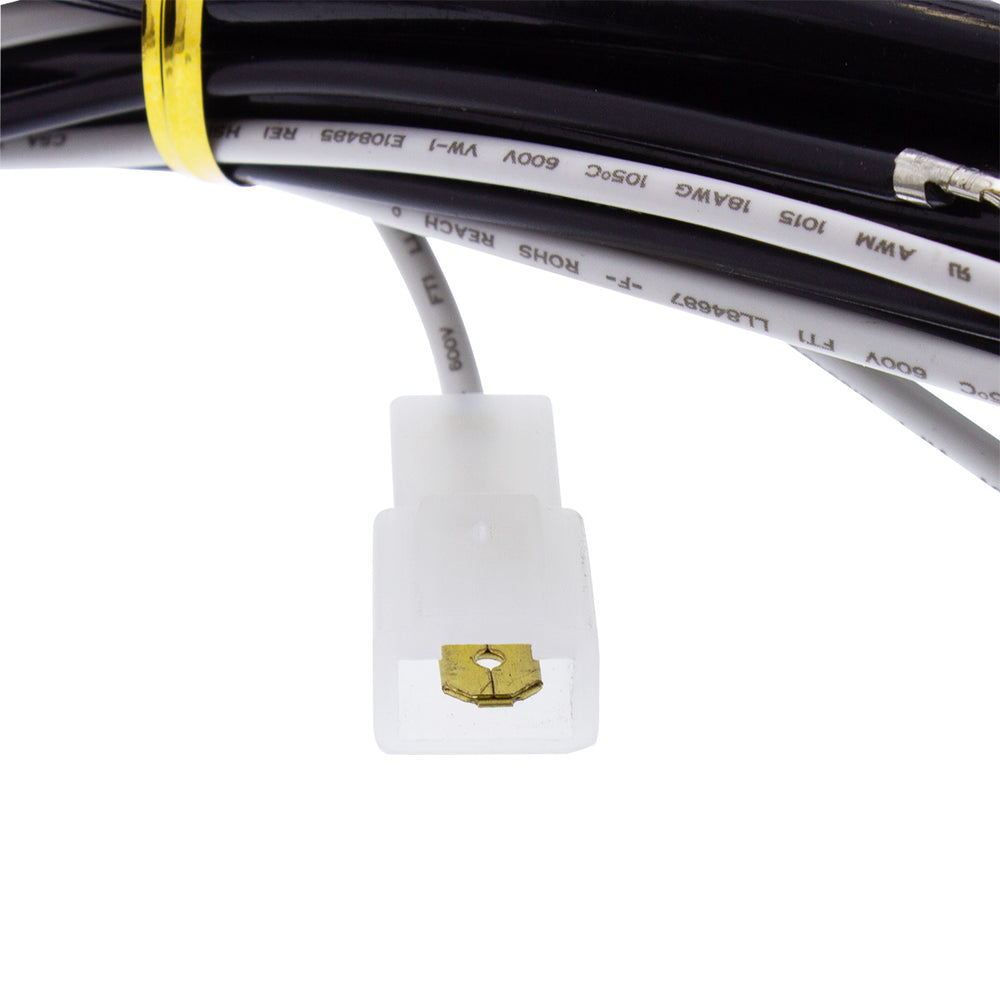 7' Long 18-AWG Wiring With Insulated Push-On Type Male Terminals - View 2