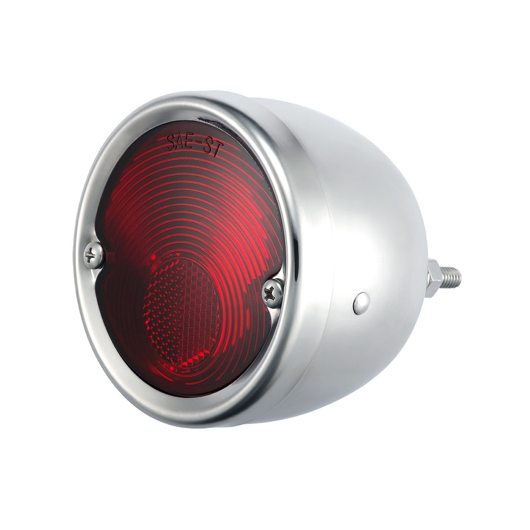 Tail Light Assembly With Stainless Steel Bezel &amp; Housing For 1954-59 Chevy Truck - View 2