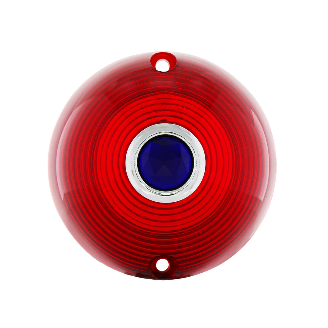 Tail Light Lens With Blue Dot For 1956 Chevy Passenger Car - View 1