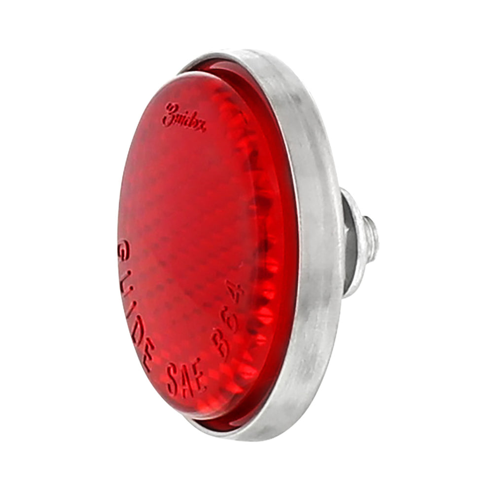Reflector With Red Lens For 1951-52 & 1956 Chevy Passenger Car - View 2