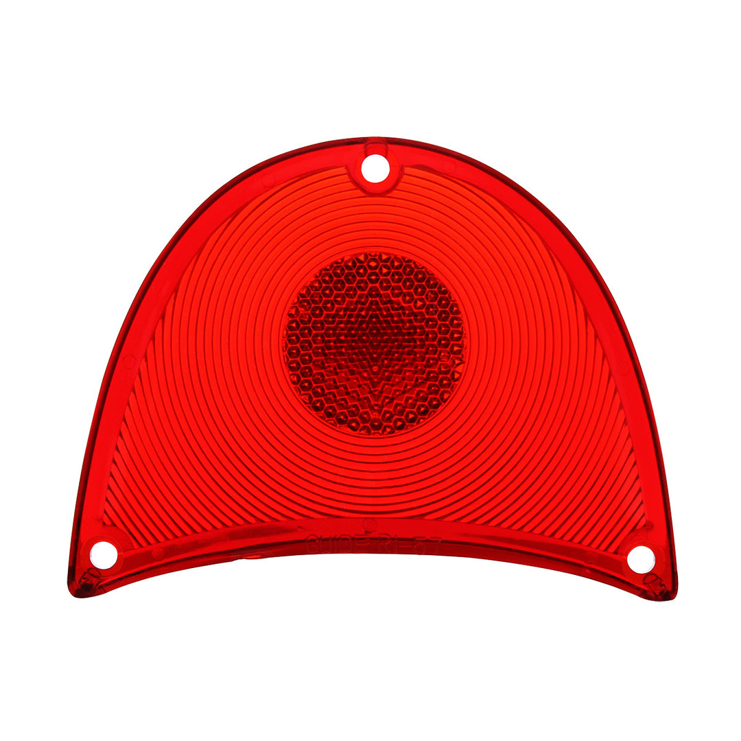 Tail Light Lens With "Guide" Script For 1957 Chevy Passenger Car - View 1