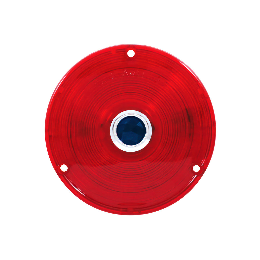 Tail Light Lens With Blue Dot For 1958-59 Chevy Fleetside Truck - View 1