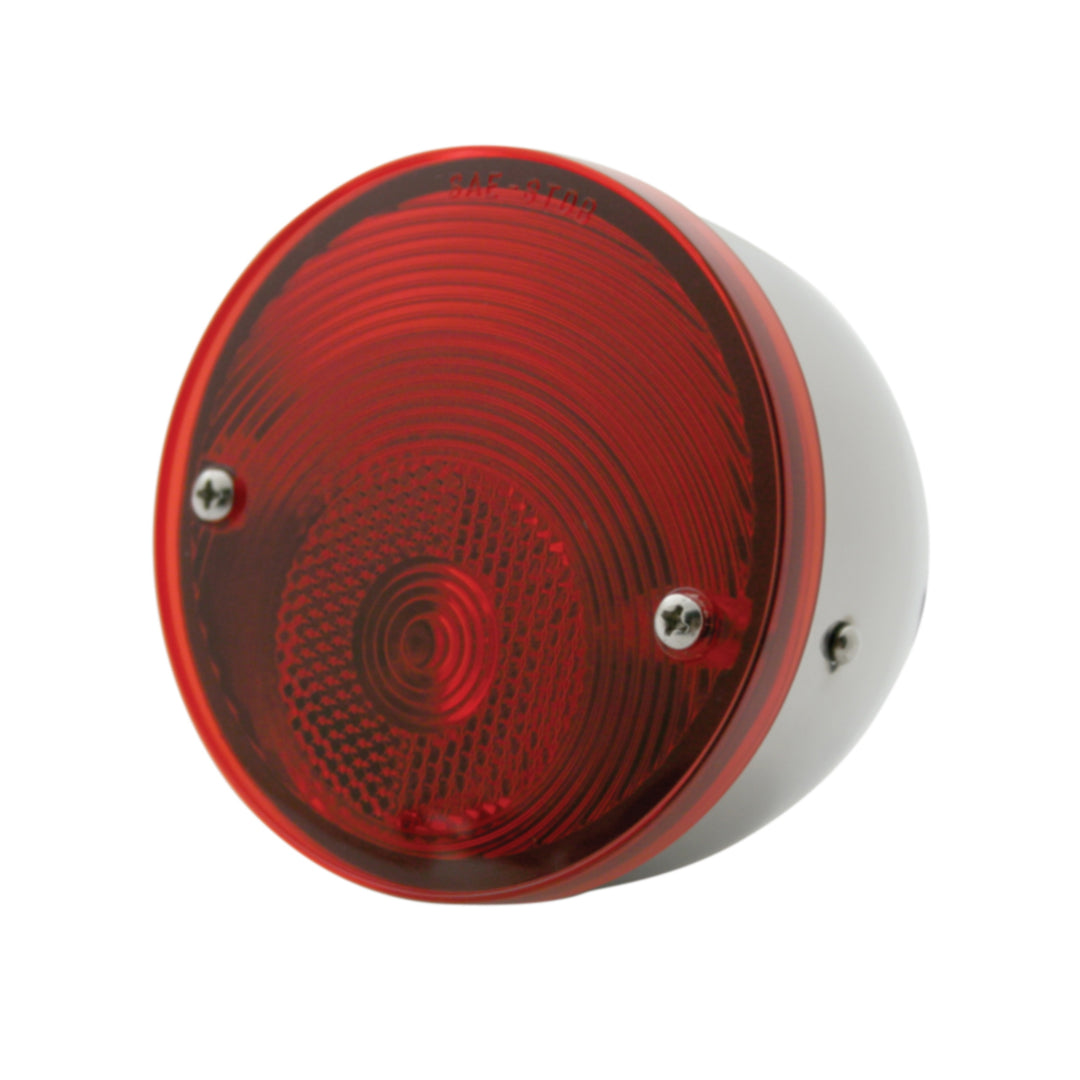 Tail Light Assembly With Stainless Steel Housing For 1960-66 Chevy Stepside Truck - View 1