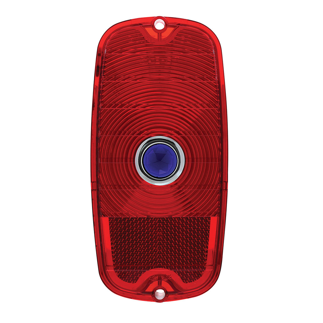 Tail Light Lens With Blue Dot For 1960-66 Chevy &amp; GMC Fleetside Truck - View 1