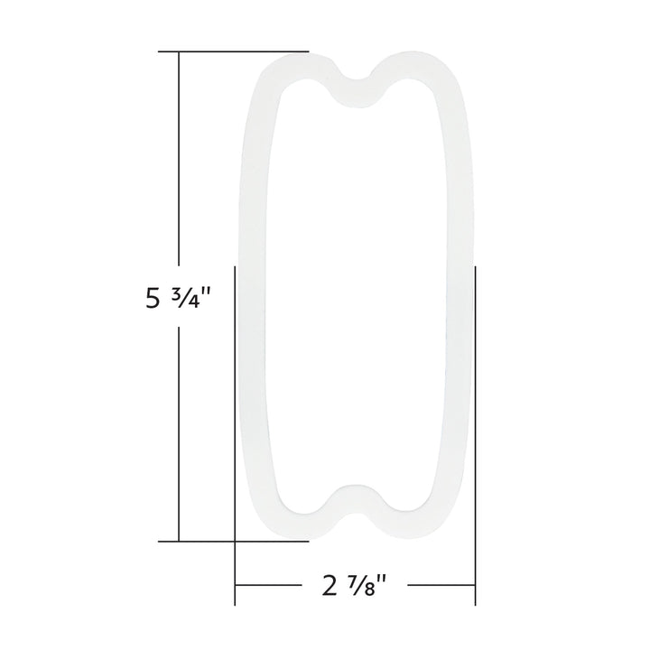 Tail Light Lens Gaskets For 1960-66 Chevy &amp; GMC Truck (Pair) - View 2