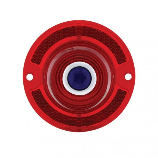 Tail Light Lens With Blue Dot For 1962 Chevy Passenger Car - View 1