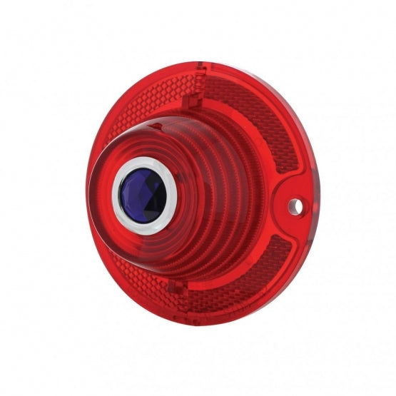 Tail Light Lens With Blue Dot For 1962 Chevy Passenger Car - View 2