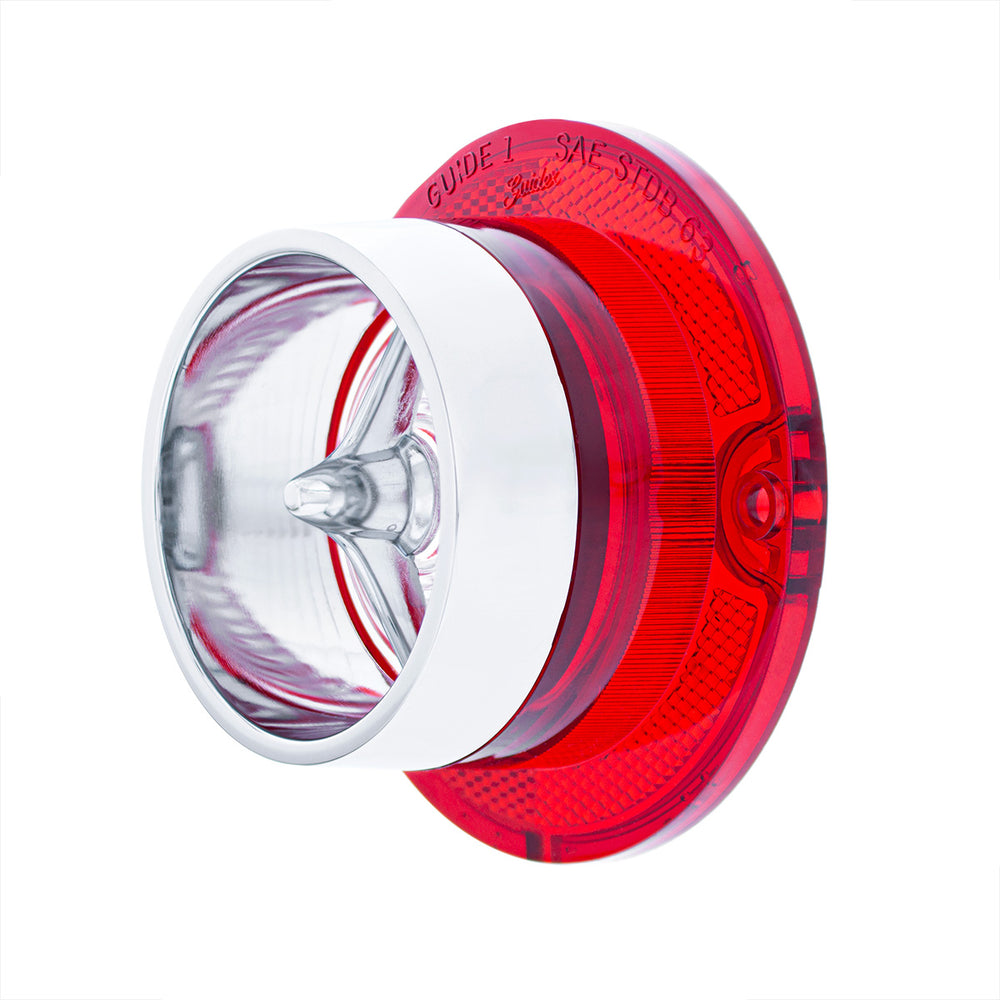 Backup Lens With Chrome Rim For 1963 Chevy Passenger Car - View 2