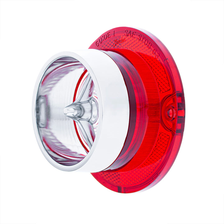 Backup Lens With Chrome Rim For 1963 Chevy Passenger Car - View 2