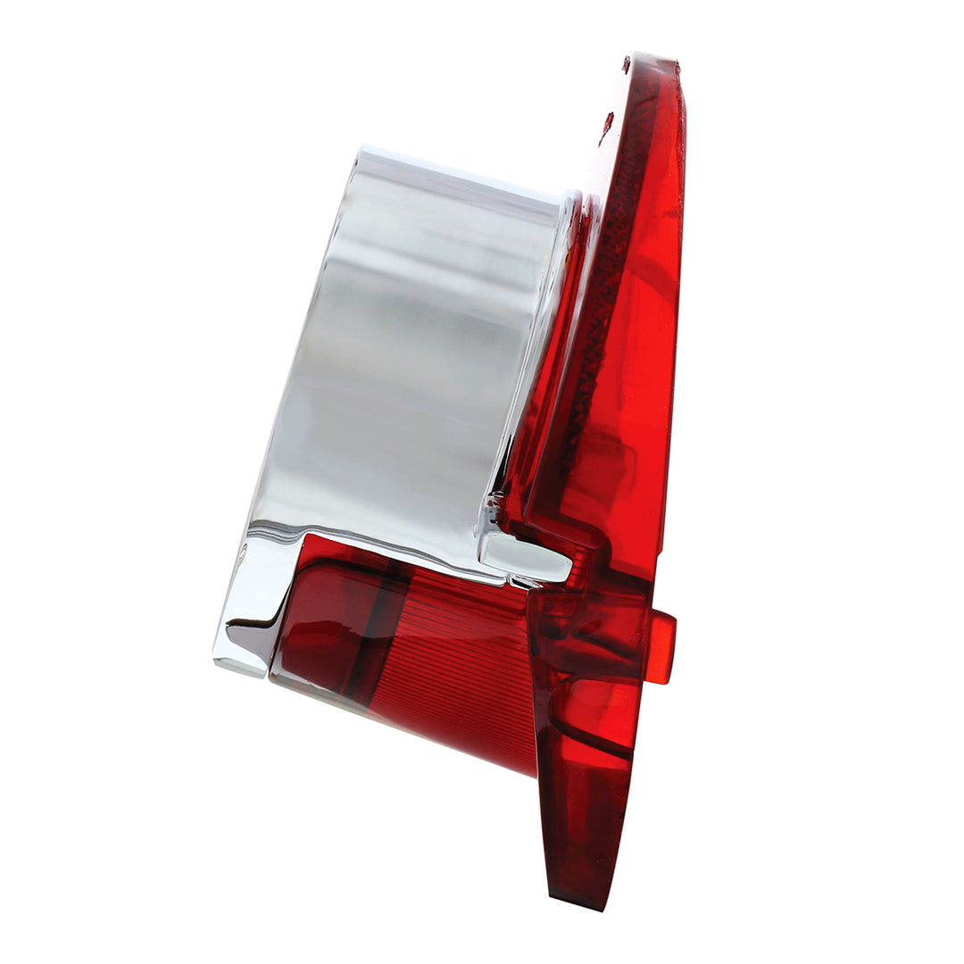 Tail Light Lens With Chrome Rim For 1964 Chevy Passenger Car - View 3