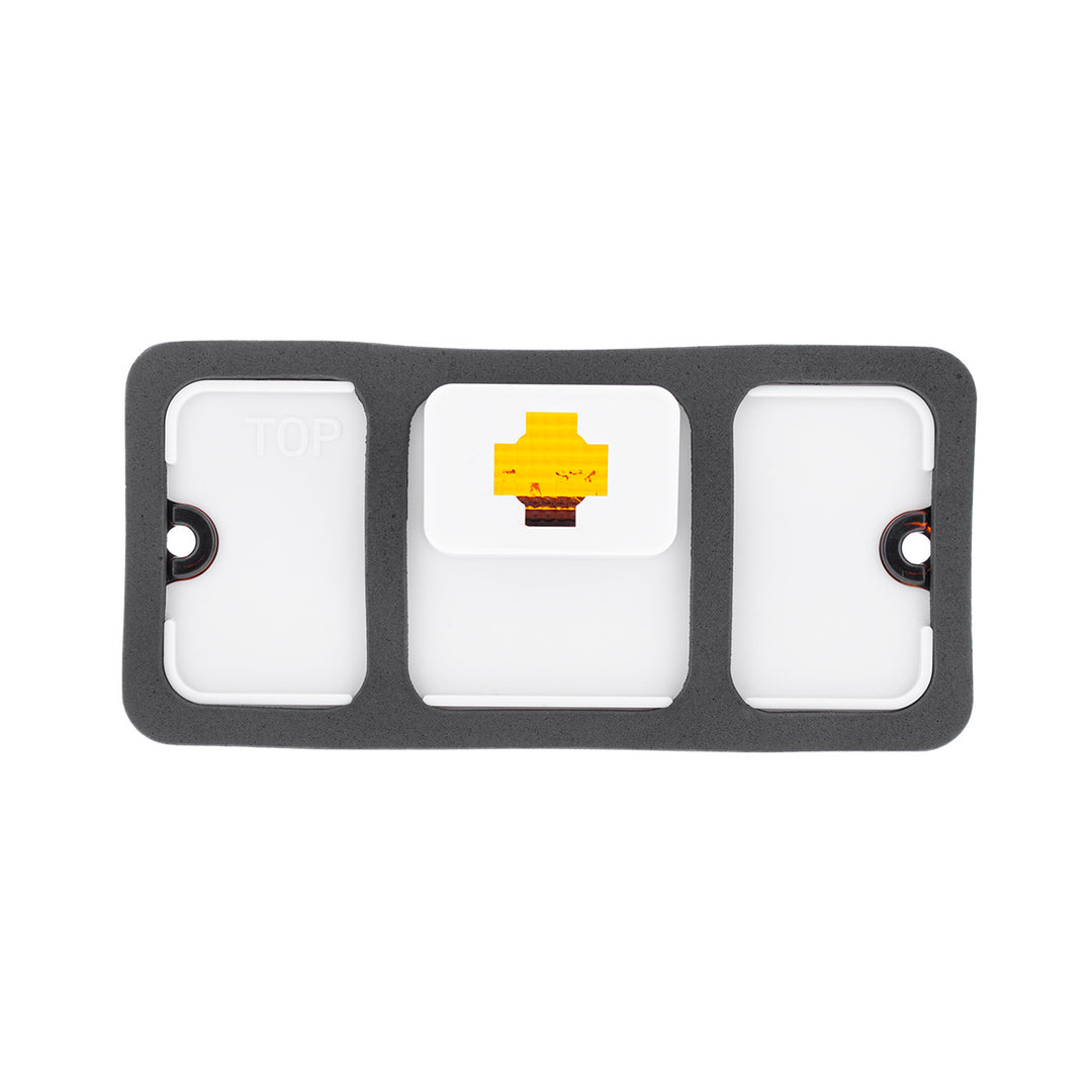 Deluxe Side Marker Light With Stainless Steel Trim For 1968-1972 Chevrolet &amp; GMC Truck-Amber Lens - View 6