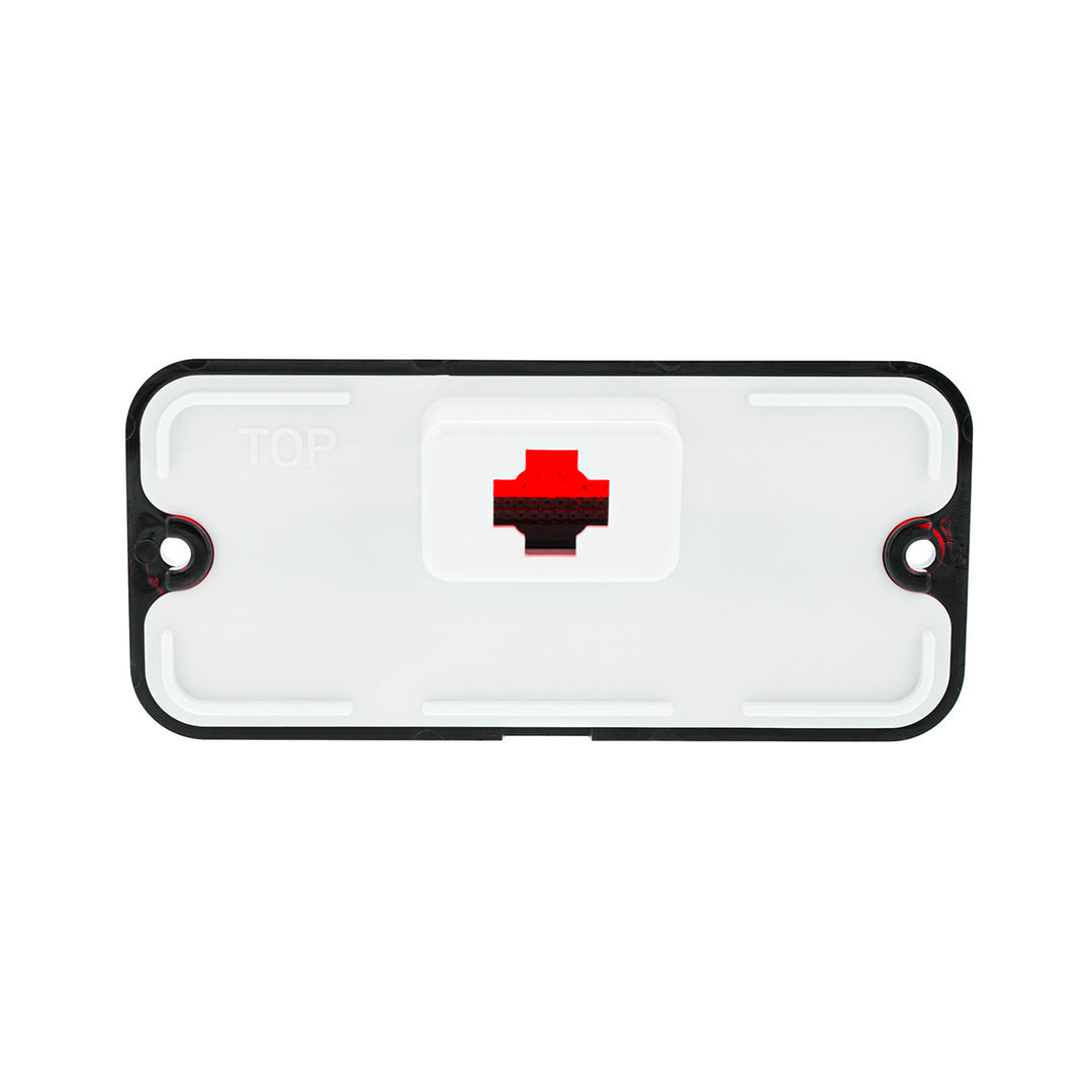 Deluxe Side Marker Light With Stainless Steel Trim For 1968-1972 Chevrolet &amp; GMC Truck-Red Lens - View 7