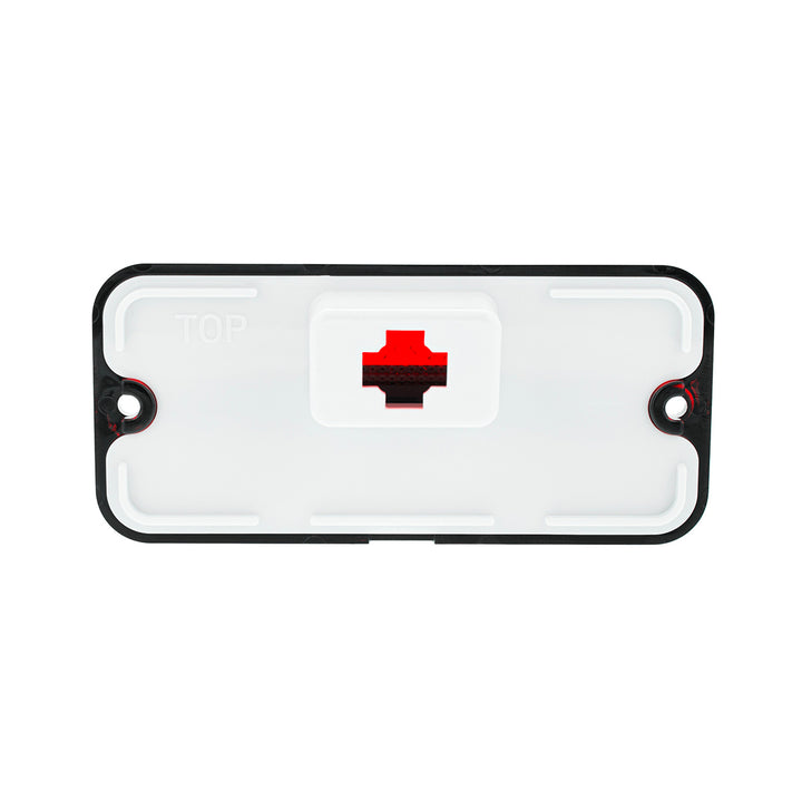 Deluxe Side Marker Light With Stainless Steel Trim For 1968-1972 Chevrolet &amp; GMC Truck-Red Lens - View 7