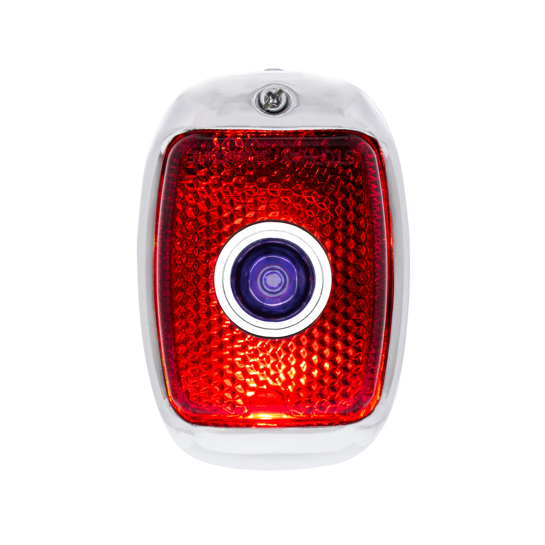 Tail Light Assembly With Black Housing &amp; Blue Dot For 1940-53 Chevy &amp; GMC Truck - L/H - View 1