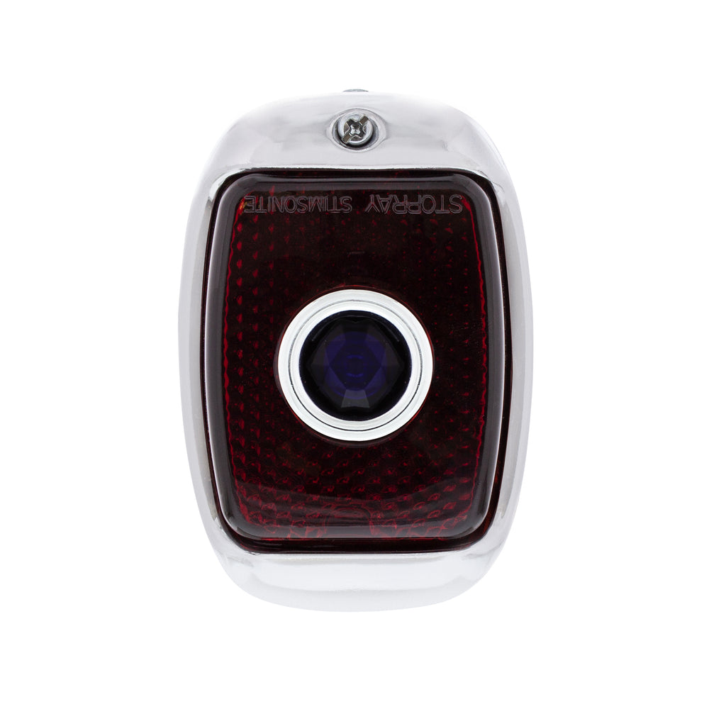 Tail Light Assembly With Black Housing & Blue Dot For 1940-53 Chevy & GMC Truck - L/H - View 2
