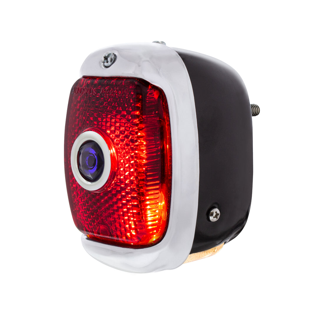 Tail Light Assembly With Black Housing &amp; Blue Dot For 1940-53 Chevy &amp; GMC Truck - L/H - View 3