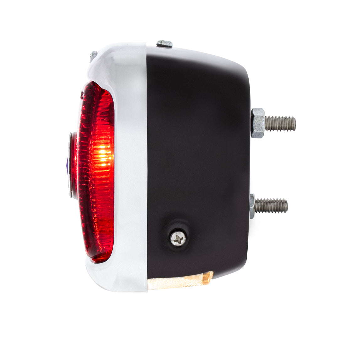 Tail Light Assembly With Black Housing &amp; Blue Dot For 1940-53 Chevy &amp; GMC Truck - L/H - View 5