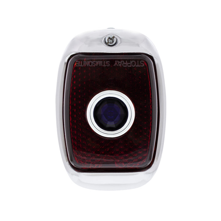 Tail Light Assembly With Black Housing &amp; Blue Dot For 1940-53 Chevy &amp; GMC Truck - R/H - View 2