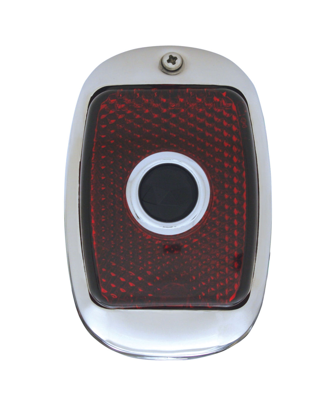 Tail Light Assembly With Stainless Steel Housing &amp; Blue Dot For 1940-53 Chevy &amp; GMC Truck - L/H - View 1