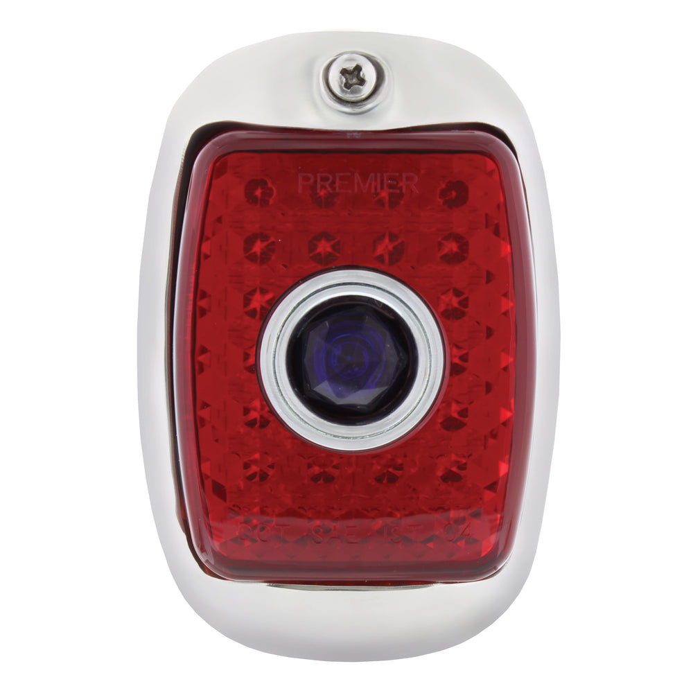 23 LED Tail Light Assembly With 6 LED LP Light, Black Housing, & Blue Dot For 1940-53 Chevy & GMC Truck - L/H - View 2