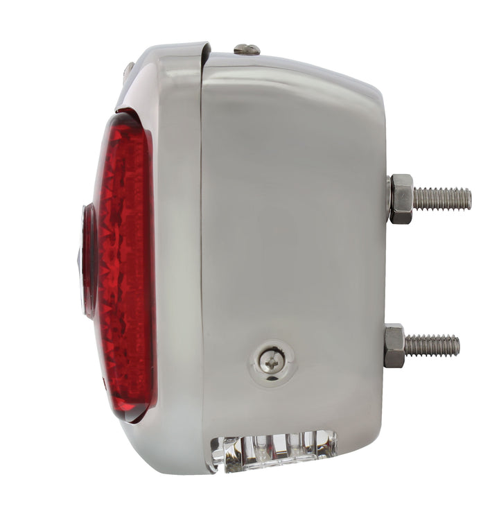 23 LED Tail Light With 6 LED LP Light Assembly &amp; SS Housing &amp; Blue Dot For 1940-53 Chevy &amp; GMC Truck - L/H - View 4