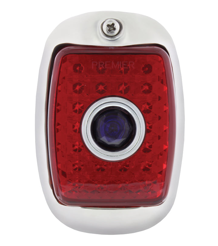 23 LED Tail Light Assembly With SS Housing &amp; Blue Dot For 1940-53 Chevy &amp; GMC Truck - R/H - View 2
