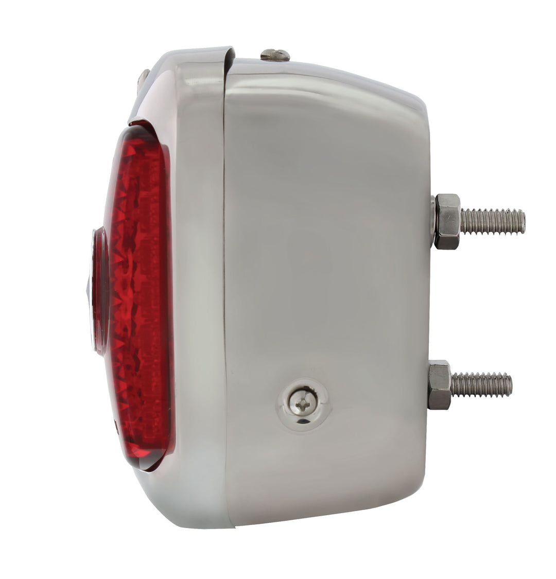 23 LED Tail Light Assembly With SS Housing &amp; Blue Dot For 1940-53 Chevy &amp; GMC Truck - R/H - View 4