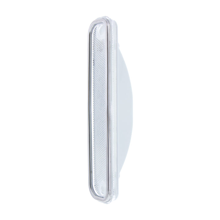 Side Marker Light With Stainless Steel Trim For 1973-80 Chevy Truck, Clear Lens - View 2