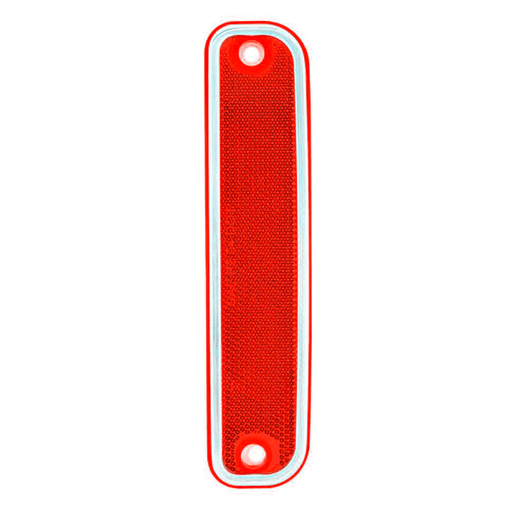 Side Marker Light With Stainless Steel Trim For 1973-80 Chevy Truck, Red Lens - View 1
