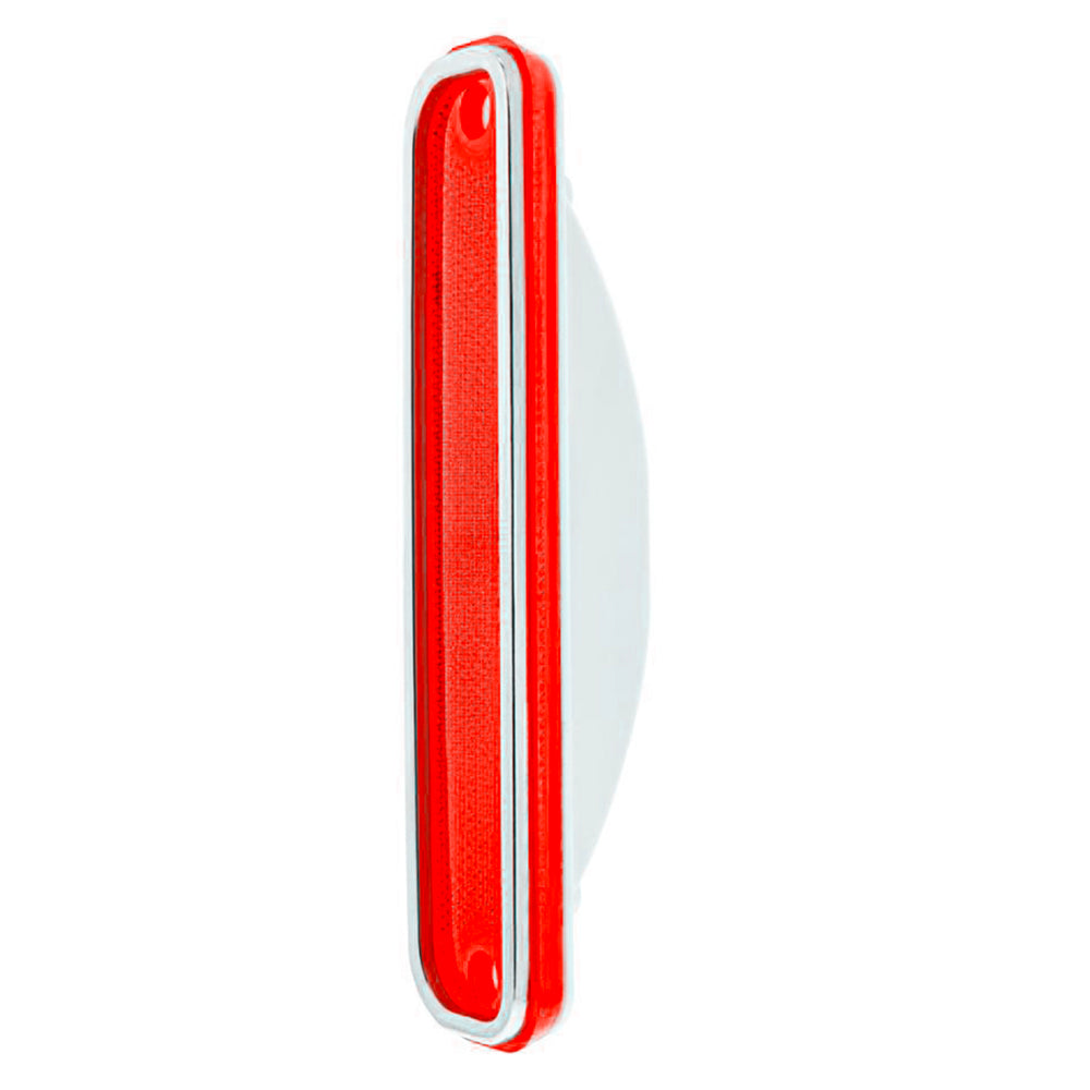 Side Marker Light With Stainless Steel Trim For 1973-80 Chevy Truck, Red Lens - View 2