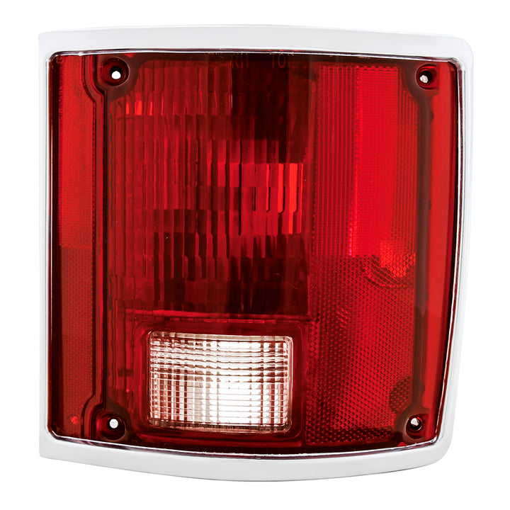 Tail Light Assembly With Anodized Aluminum Trim For 1973-87 Chevy &amp; GMC Truck - R/H - View 1