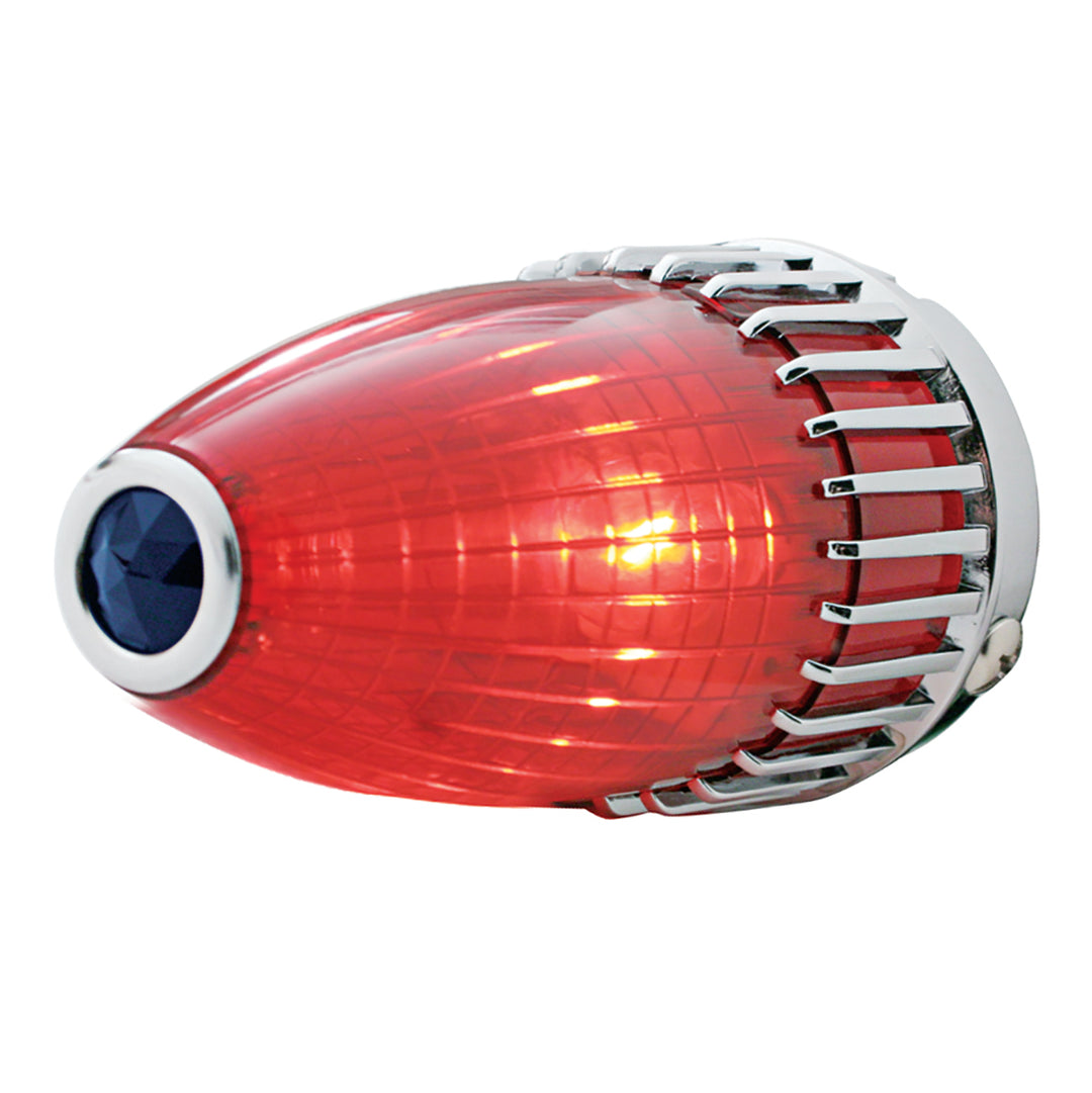 Tail Light Assembly For 1959 Cadillac, Red Lens With Blue Dot - View 1