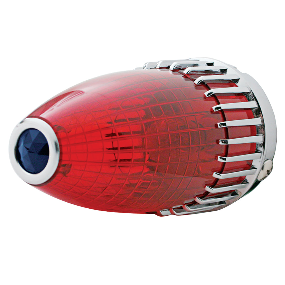 Tail Light Assembly For 1959 Cadillac, Red Lens With Blue Dot - View 2