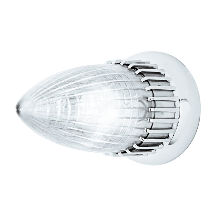 1959 Cadillac Style Tail Light With Flush Mount Bezel, Clear Lens - View 2