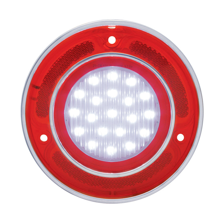 20 LED Backup Light With Stainless Steel Trim For 1968-1973 Chevrolet Corvette - View 1