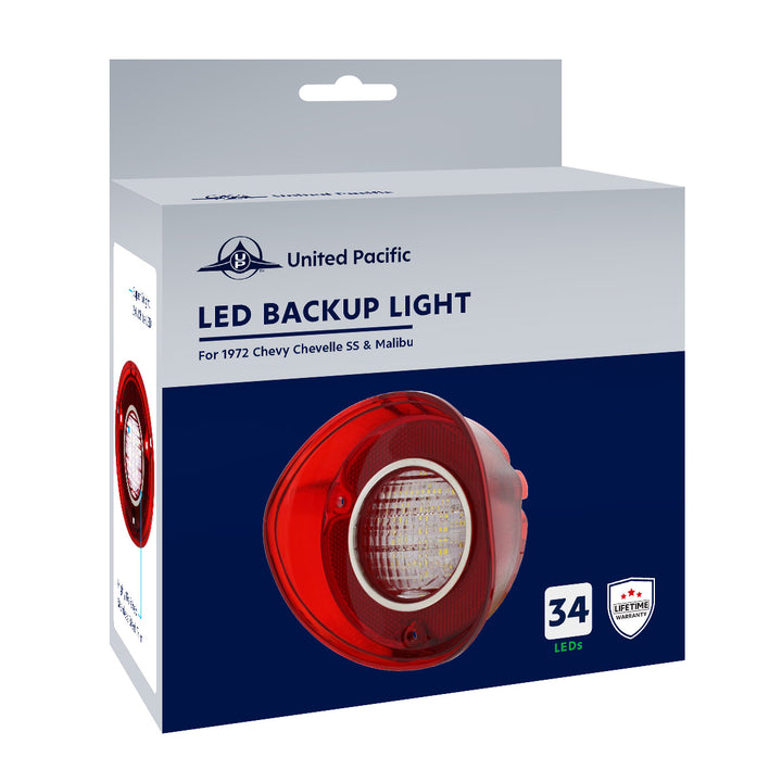 34 White LED Backup Light For 1972 Chevy Chevelle SS &amp; Malibu - R/H - View 10