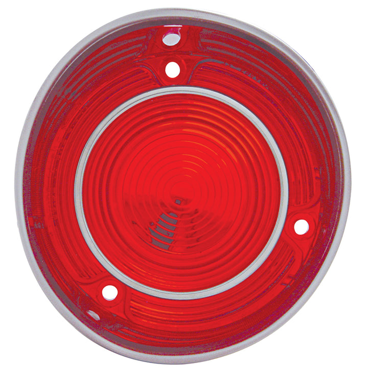 Tail Light Lens With Stainless Steel Trim For 1971 Chevy Malibu/Chevelle "SS" - L/H - View 1