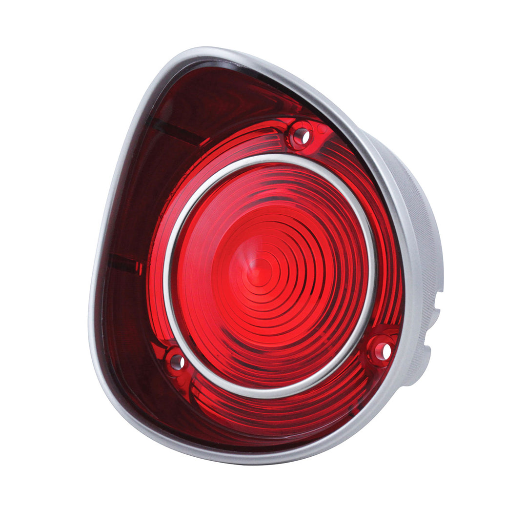 Tail Light Lens With Stainless Steel Trim For 1971 Chevy Malibu/Chevelle "SS" - R/H - View 2